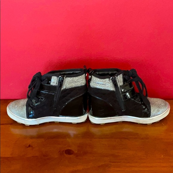 Stuart Weitzman girls hidden wedge high tops - Picture 2 of 4